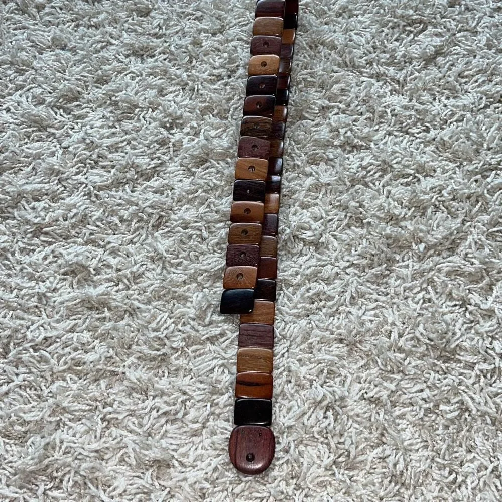 Costa Rica Exotic Woods Belt Wood Wooden  34”